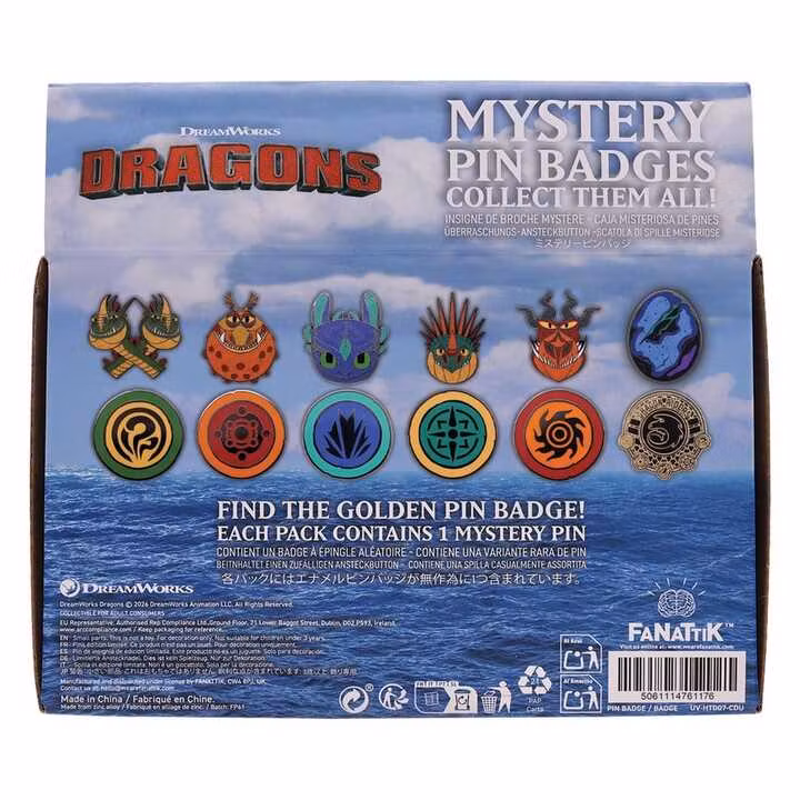 How to Train Your Dragon Mystery Pin Badges Blind Box (12)