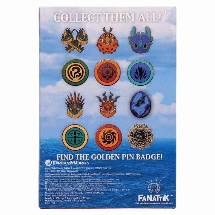 How to Train Your Dragon Mystery Pin Badges Blind Box (12)