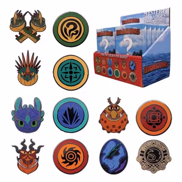 How to Train Your Dragon Mystery Pin Badges Blind Box (12)