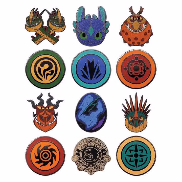 How to Train Your Dragon Mystery Pin Badges Blind Box (12)