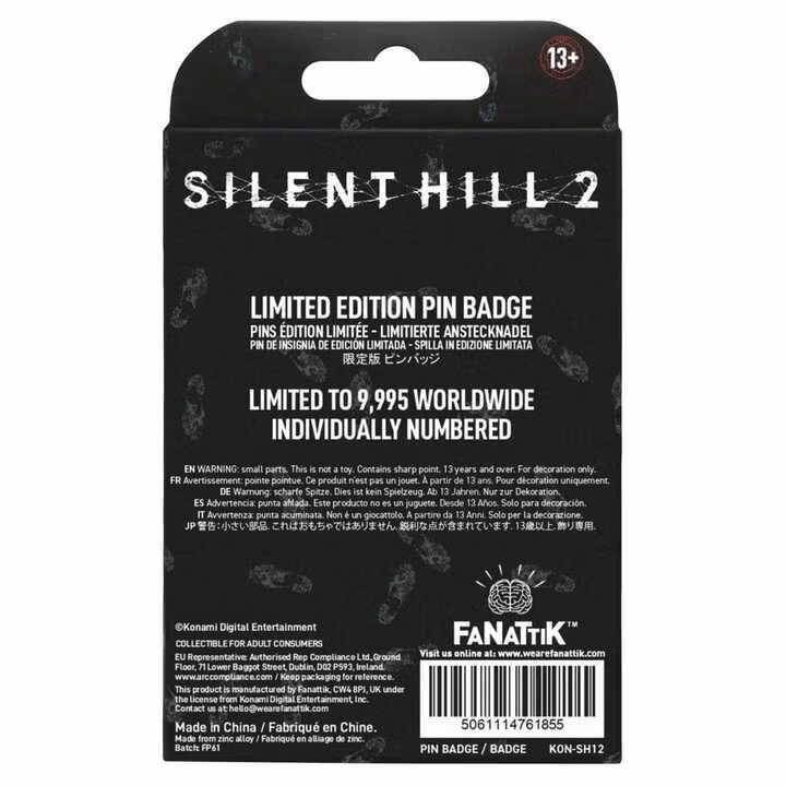 Silent Hill Pin Badge Welcome to Silent Hill Limited Edition