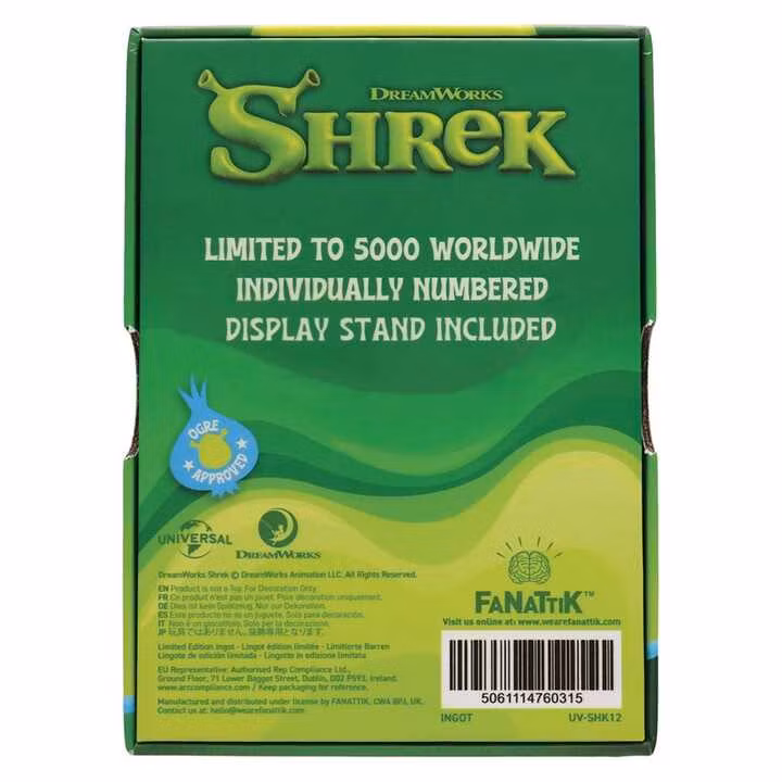 Shrek Ingot Stained Glass-Style Limited Edition
