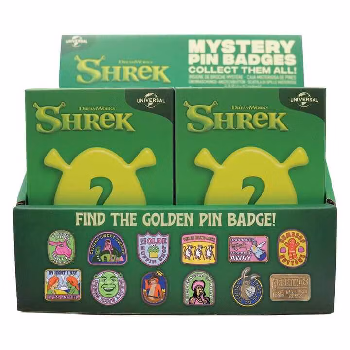 Shrek Mystery Pin Badges Blind Box (12)