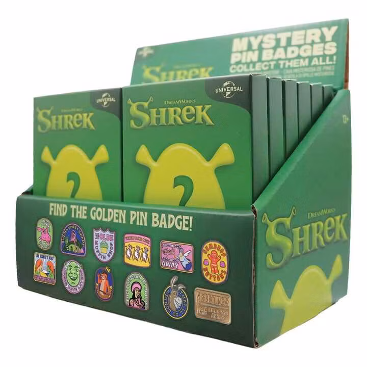 Shrek Mystery Pin Badges Blind Box (12)