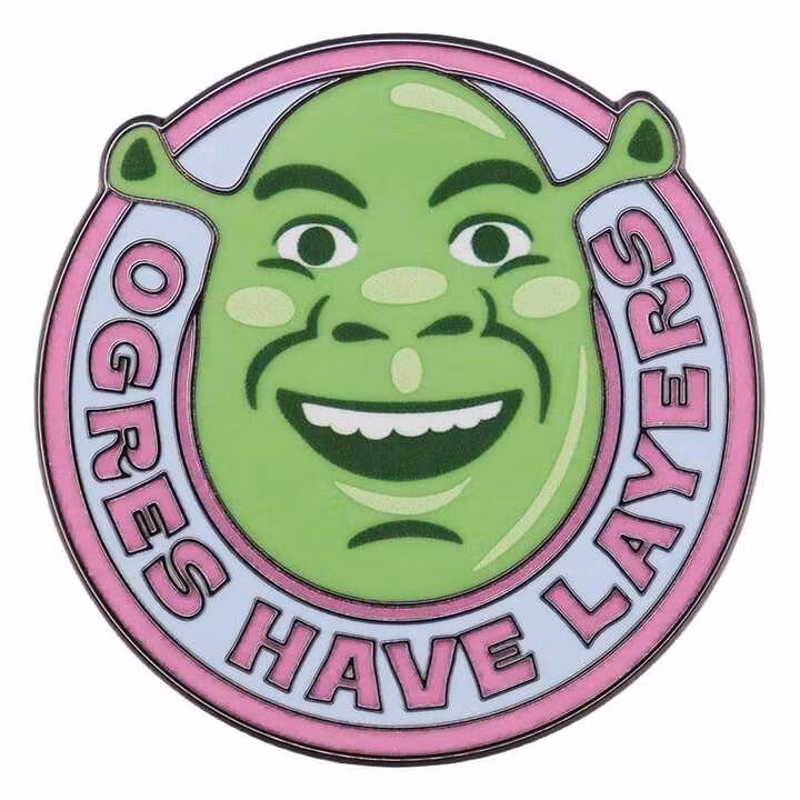 Shrek Mystery Pin Badges Blind Box (12)