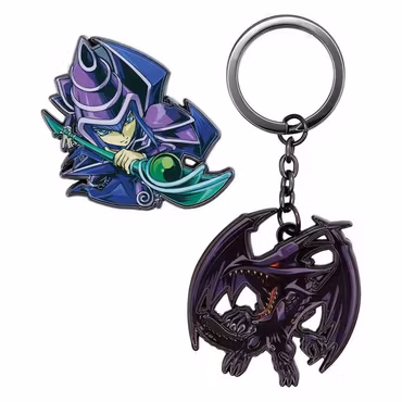 Yu-Gi-Oh! Pin Badge & Keyring Set