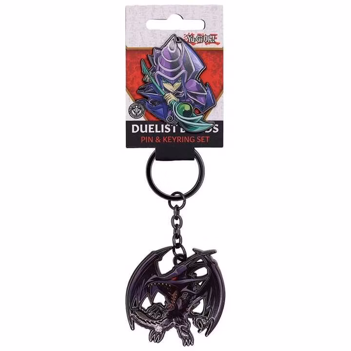 Yu-Gi-Oh! Pin Badge & Keyring Set