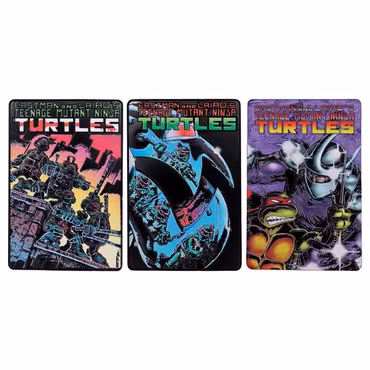 Teenage Mutant Ninja Turtles Ingot Set of Three Comic Book Cover Ingots Limited Edition