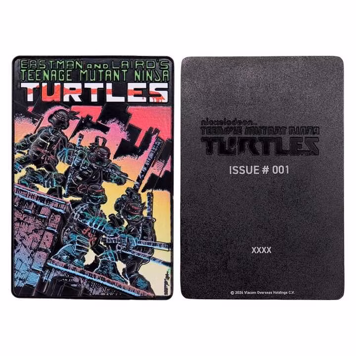 Teenage Mutant Ninja Turtles Ingot Set of Three Comic Book Cover Ingots Limited Edition