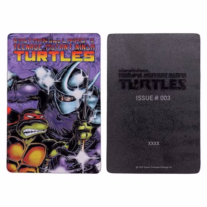 Teenage Mutant Ninja Turtles Ingot Set of Three Comic Book Cover Ingots Limited Edition