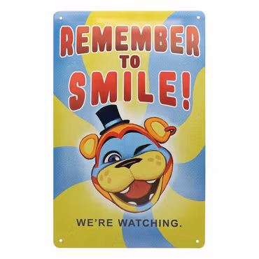 Five Nights at Freddy's Tin Sign