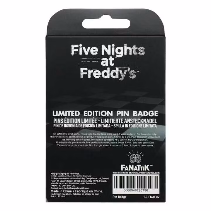 Five Nights at Freddy's Pin Badge Fazbear Entertainment Limited Edition