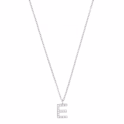 Edblad Halsband bokstav stål
