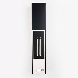 Unika batteriljus Uyuni 2-pack 2,5*25cm vit