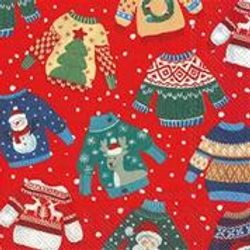 Servett  från IHR "Ugly sweater" lunch