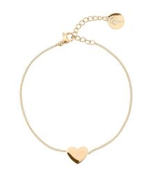 Edblad armband hjärta  guld