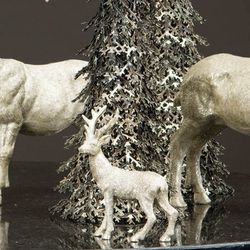 Hjort champangeglitter A lot Decoration