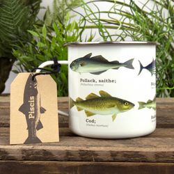 Emaljmugg  Gentlemens Hardware" Fiskar