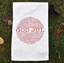 Handduk "God Jul" Mellow Design