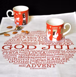 Handduk "God Jul" Mellow Design