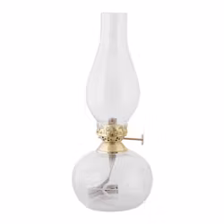 Strömshaga Fotogenlampa oval löv klar