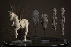 Antik staty kvinna A lot Dekoration