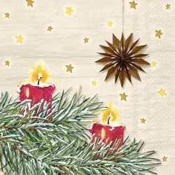 Ihr servett advent lunchstrl