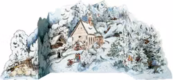 Adventskalender nostalgi utvikningsbar