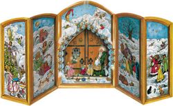 Adventskalender nostalgi utvikningsbar