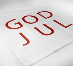 Mellow design kökshandduk "God Jul"