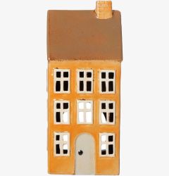 Keramikhus Det gamle apotek gul h 24,5