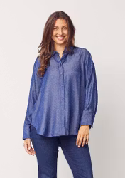 Isay Kate shirt glitter skjorta XS