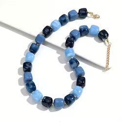 By Odahl halsband blå mix