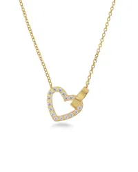Eternal Hjärta Halsband Guld