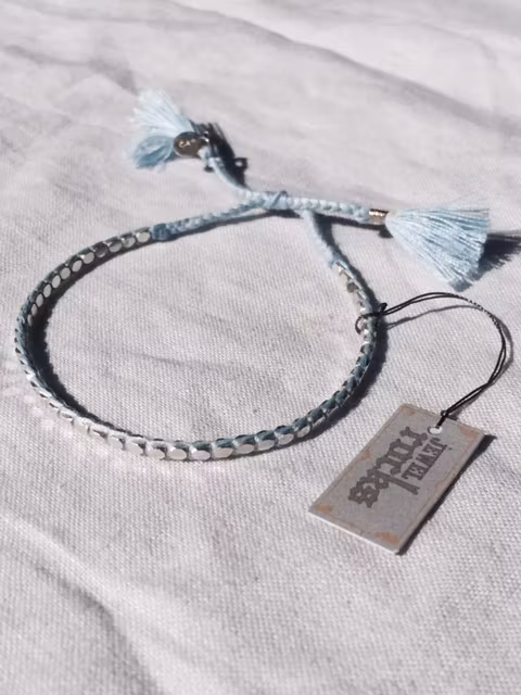 Armband (ljusblå med silver) från Jewel Rocks
