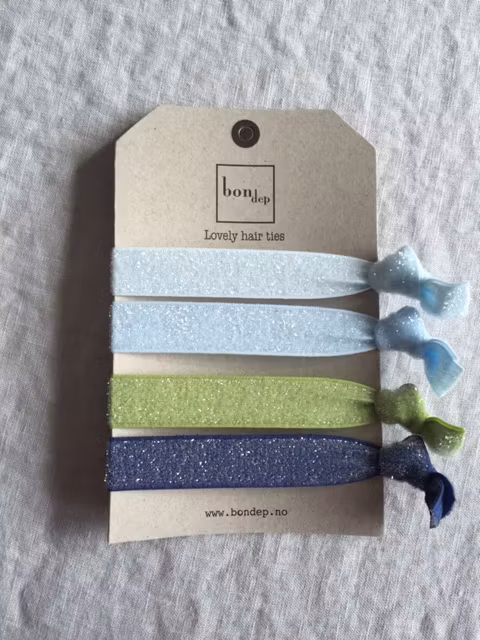 Hårsnoddar / armband från norska Bon Dep - förpackning nr 12
