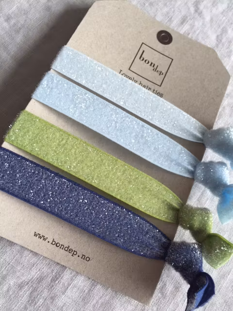 Hårsnoddar / armband från norska Bon Dep - förpackning nr 12