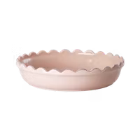 Pajform i stengods (pastellrosa 28 x 5 cm) - från RICE