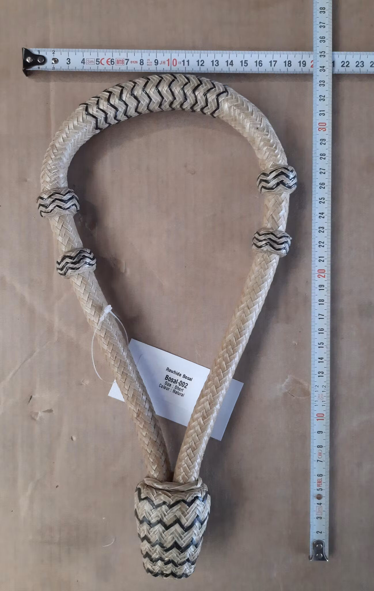 Bosal 5/8 tum  natur  QH short