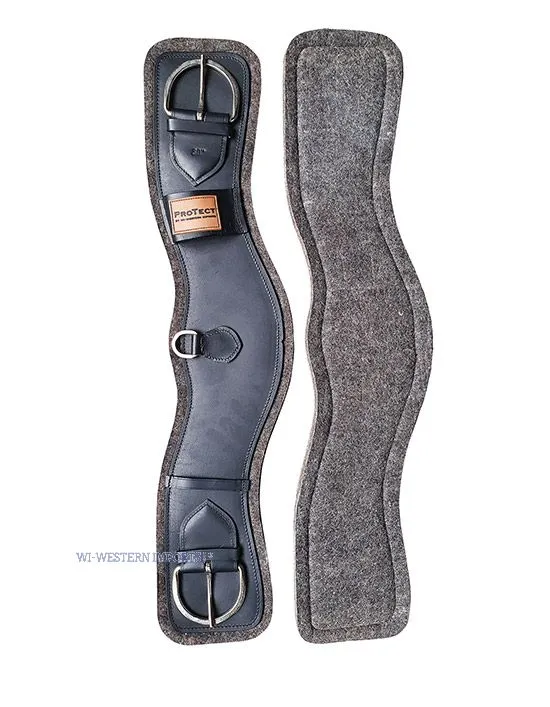 Filt-Lädergjord anatomisk 28 tum