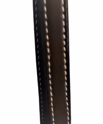 westerntyglar dubbelsydda 5/8 tum mörkbrun