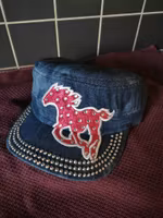 Cowgirl bling keps "running horse"