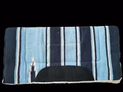 Navajo Pad 32 x 32 tum ljus blå