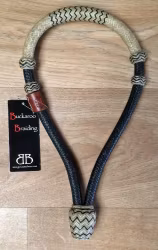 Bosal 5/8 tum  svart/natur  QH