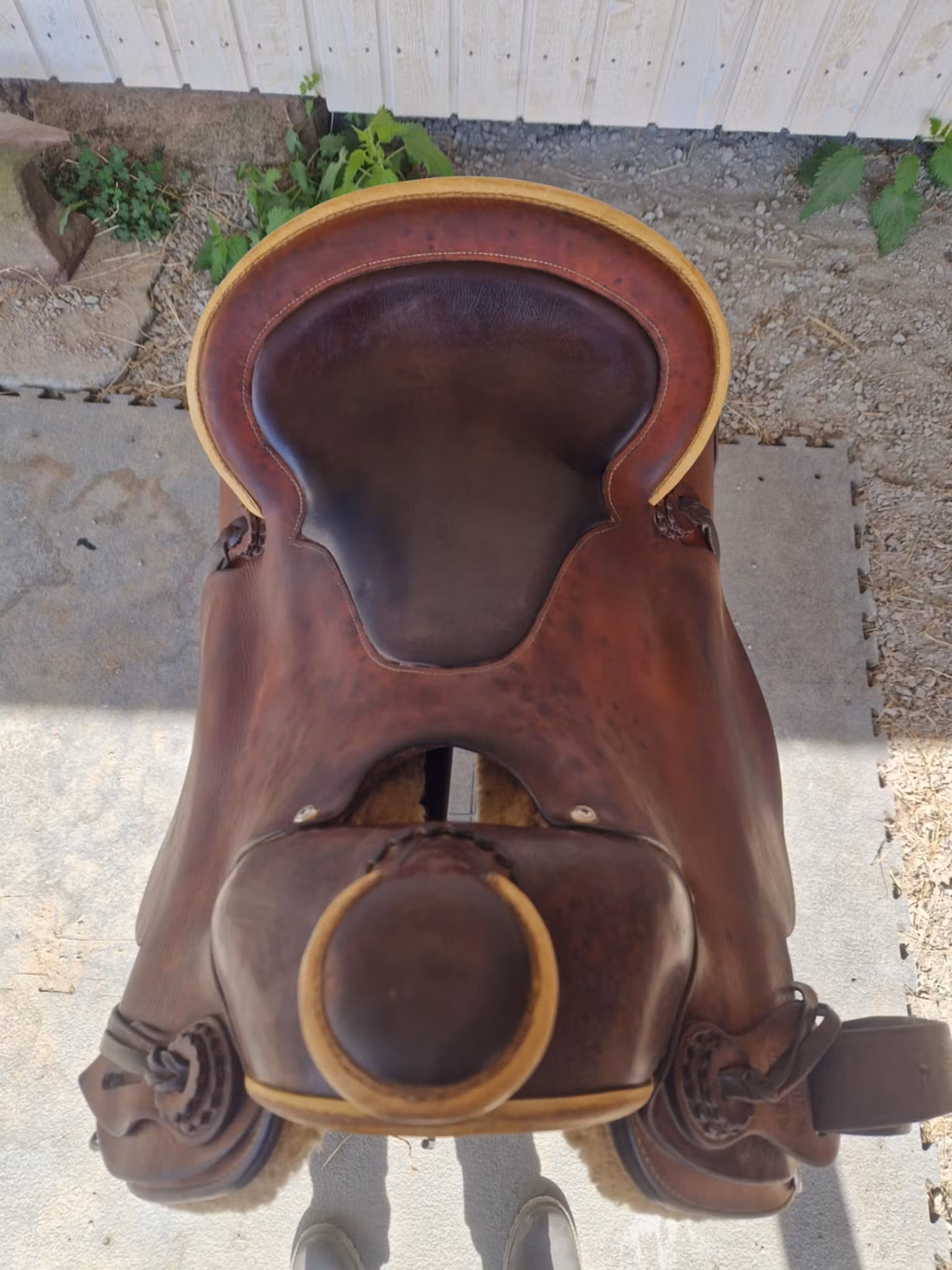 Unik Oldtime/Allround Westernsadel  SQ "RIESER"  15 tum