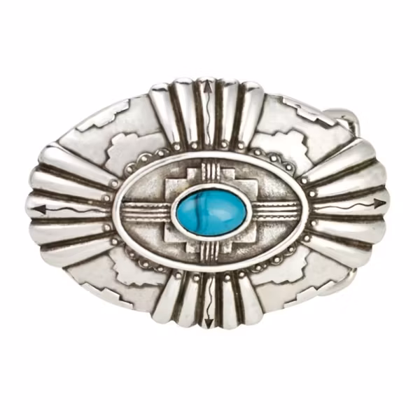 Buckle "south west turquoise stone "