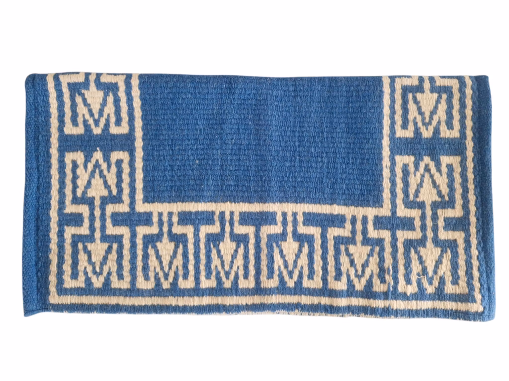 Ull filt  "blue aztec " 32 x 36 tum