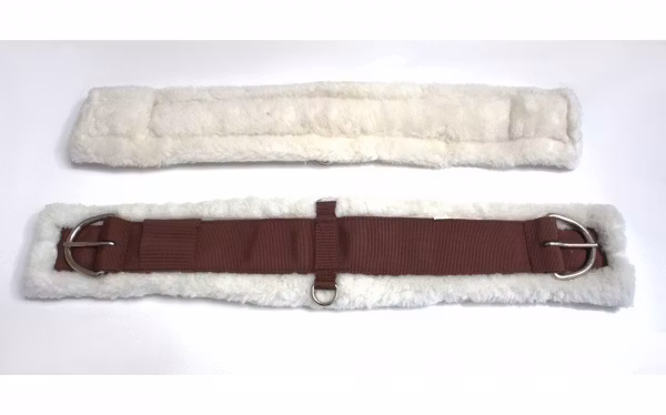 Westernsadelgjord  med fleece 28 tum