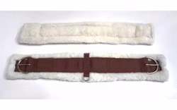Westernsadelgjord  med fleece 28 tum