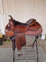 Unik Big Bearflex "Skull & Bones" reiningsadel  FQ 16 tum